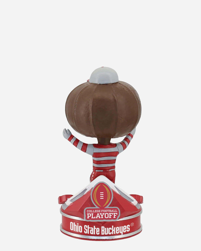 Brutus Buckeye Ohio State Buckeyes 2025 College Football Playoff Mascot Mini Bighead Bobblehead FOCO - FOCO.com