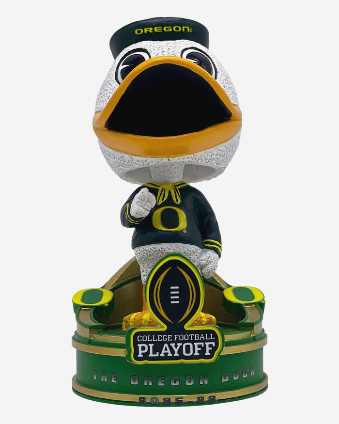The Duck Oregon Ducks 2025 College Football Playoff Mascot Mini Bighead Bobblehead FOCO - FOCO.com