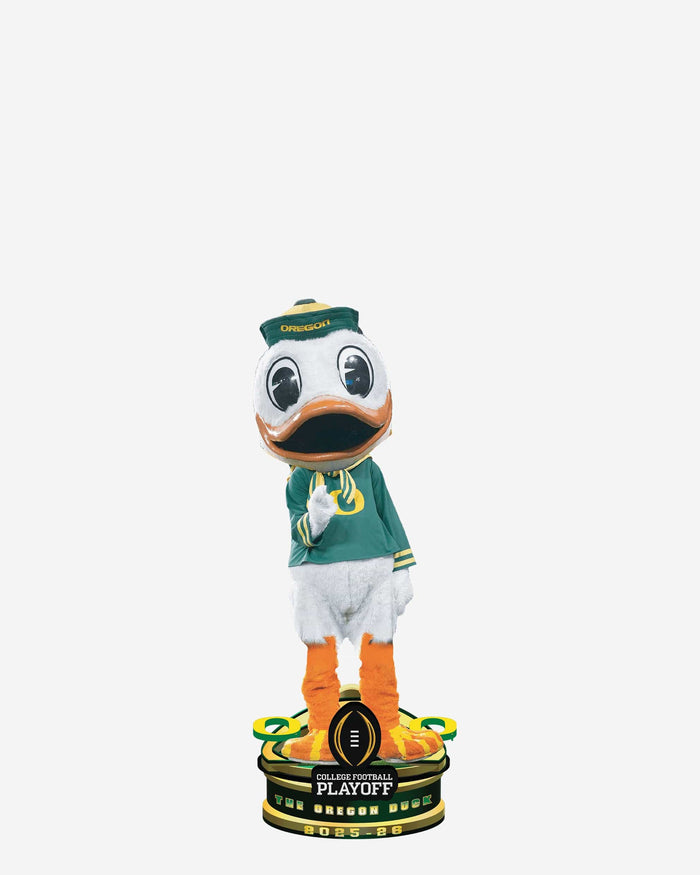 The Duck Oregon Ducks 2025 College Football Playoff Mascot Mini Bighead Bobblehead FOCO - FOCO.com