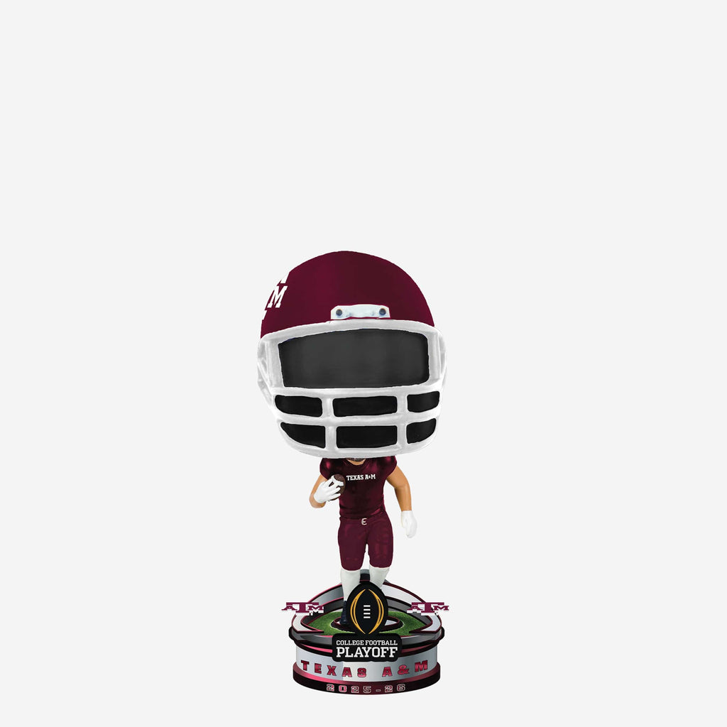 Texas A&M Aggies 2025 College Football Playoff Mini Bighead Bobblehead FOCO - FOCO.com