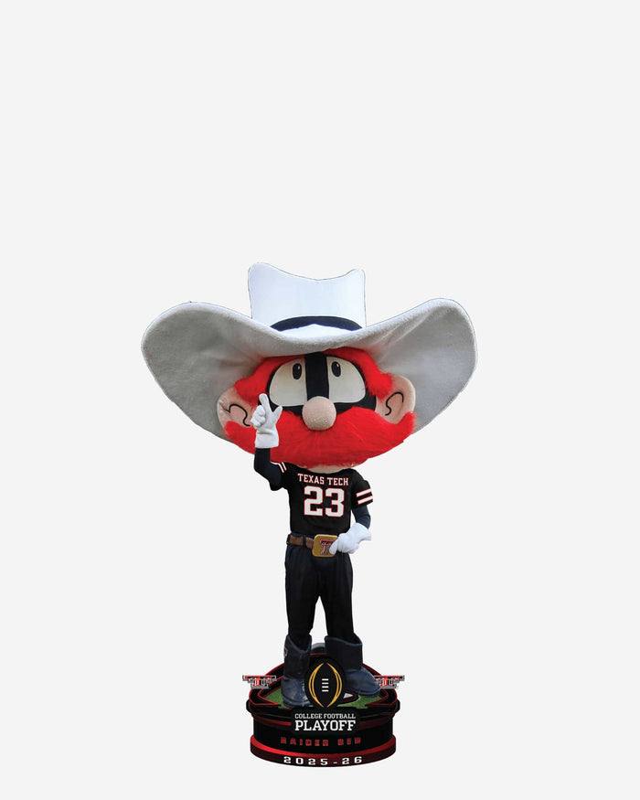 Raider Red Texas Tech Red Raiders 2025 College Football Playoff Mascot Mini Bighead Bobblehead FOCO - FOCO.com