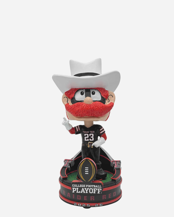 Raider Red Texas Tech Red Raiders 2025 College Football Playoff Mascot Mini Bighead Bobblehead FOCO - FOCO.com