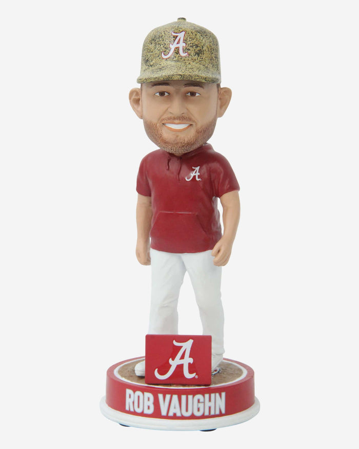 Rob Vaughn Alabama Crimson Tide Coach Bobblehead FOCO - FOCO.com