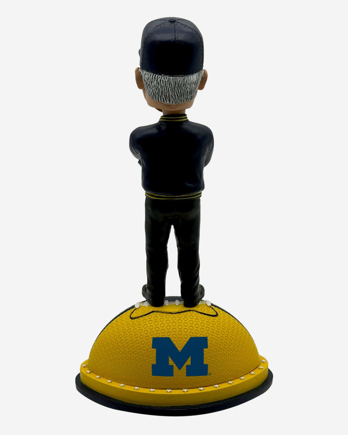 Bo Schembechler Michigan Wolverines Magnetic Stadium Base Bobblehead FOCO - FOCO.com