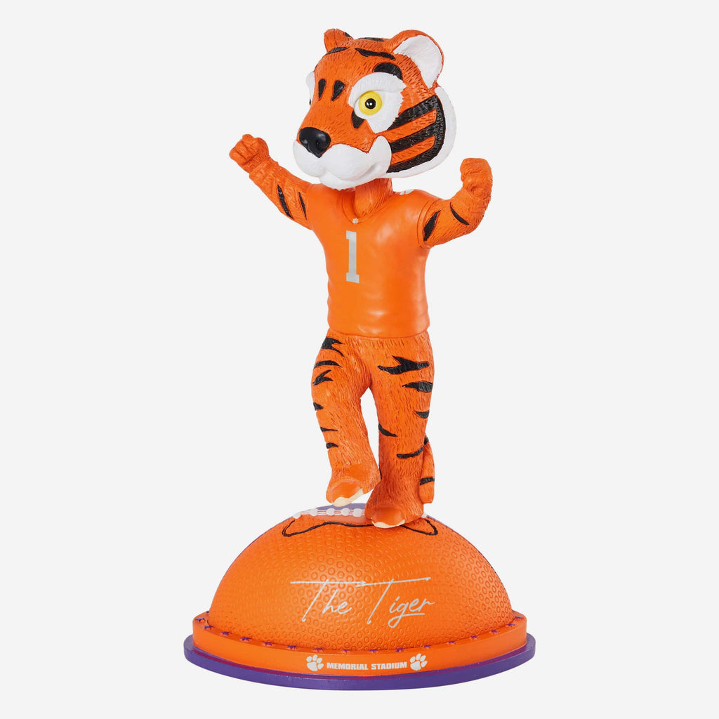 The Tiger Clemson Tigers Magnetic Stadium Base Mascot Bobblehead FOCO - FOCO.com