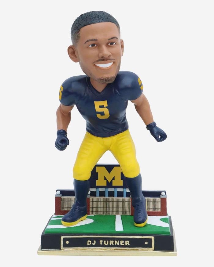 DJ Turner Michigan Wolverines Gates Series Bobblehead FOCO - FOCO.com