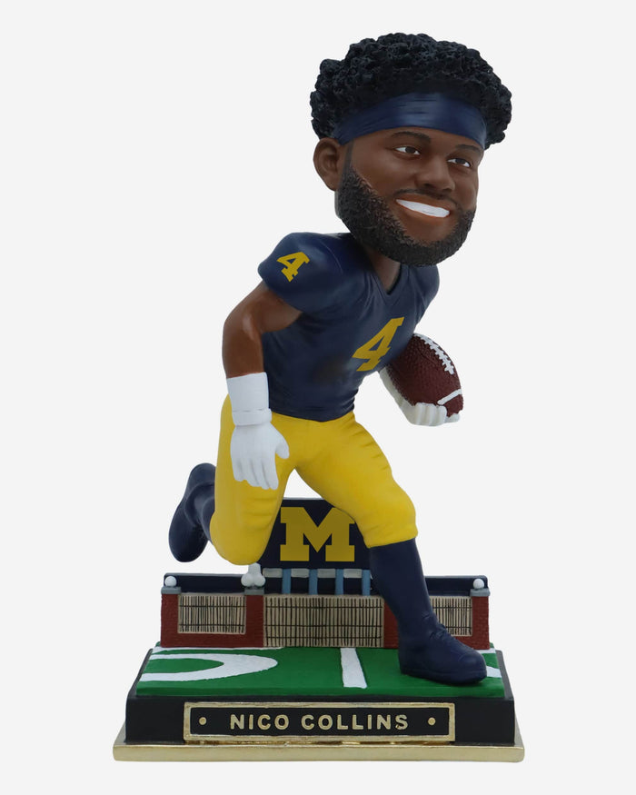 Nico Collins Michigan Wolverines Gates Series Bobblehead FOCO - FOCO.com