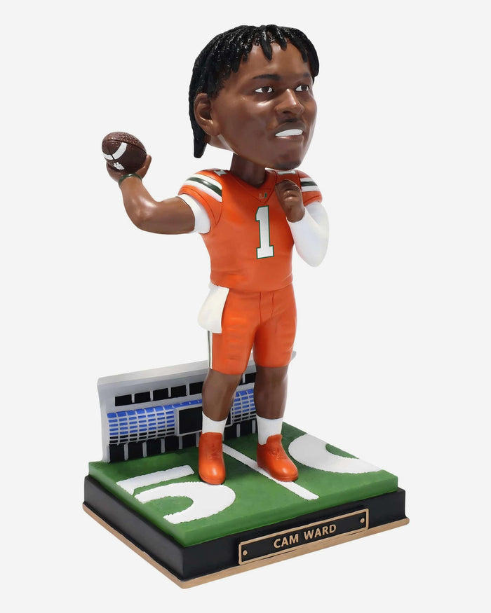 Cam Ward Miami Hurricanes Gates Series Bobblehead FOCO - FOCO.com