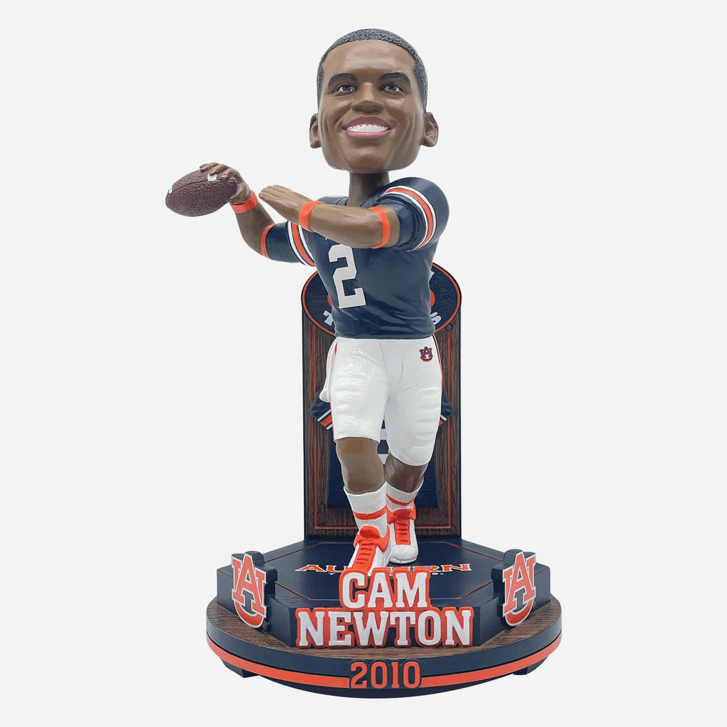 Cam Newton Auburn Tigers Jersey Retirement Bobblehead FOCO - FOCO.com