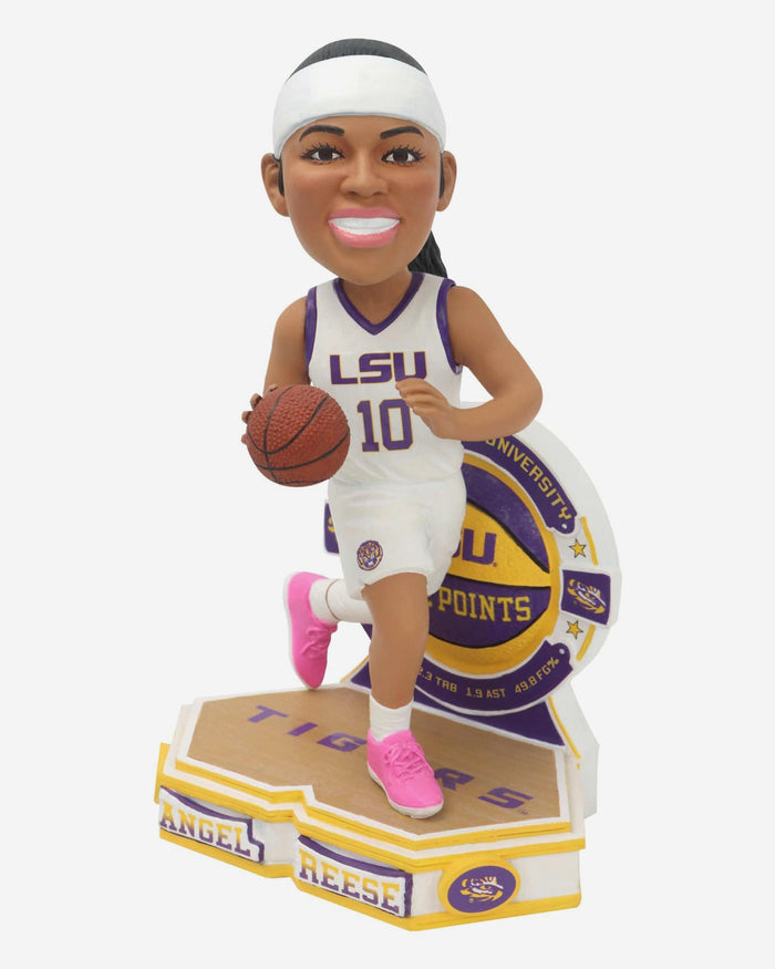 Angel Reese LSU Tigers College Stats Bobblehead FOCO - FOCO.com