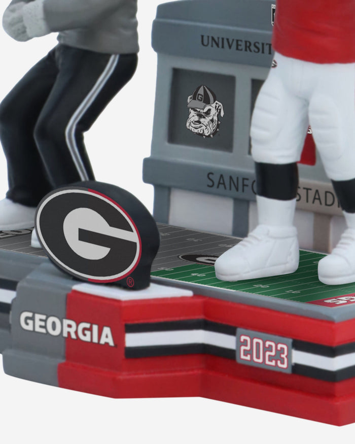 Fluffie & Hairy Dawg Georgia Bulldogs Then and Now Mascot Bobblehead FOCO - FOCO.com