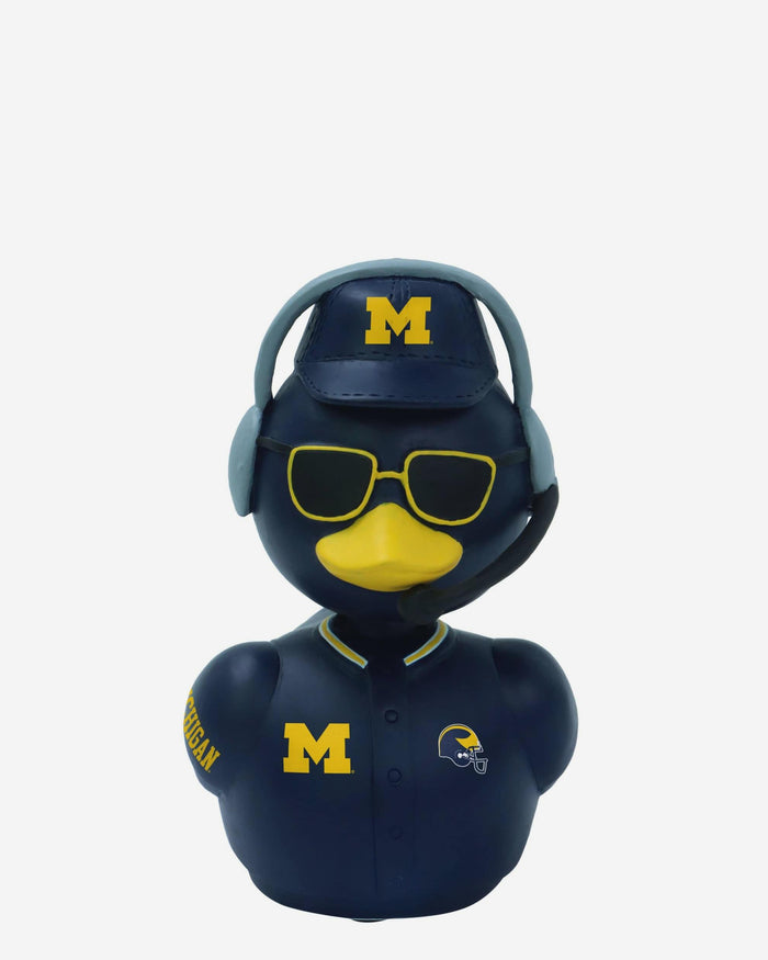 Michigan Wolverines Superfan Bobble Duck Mini Bobblehead FOCO - FOCO.com