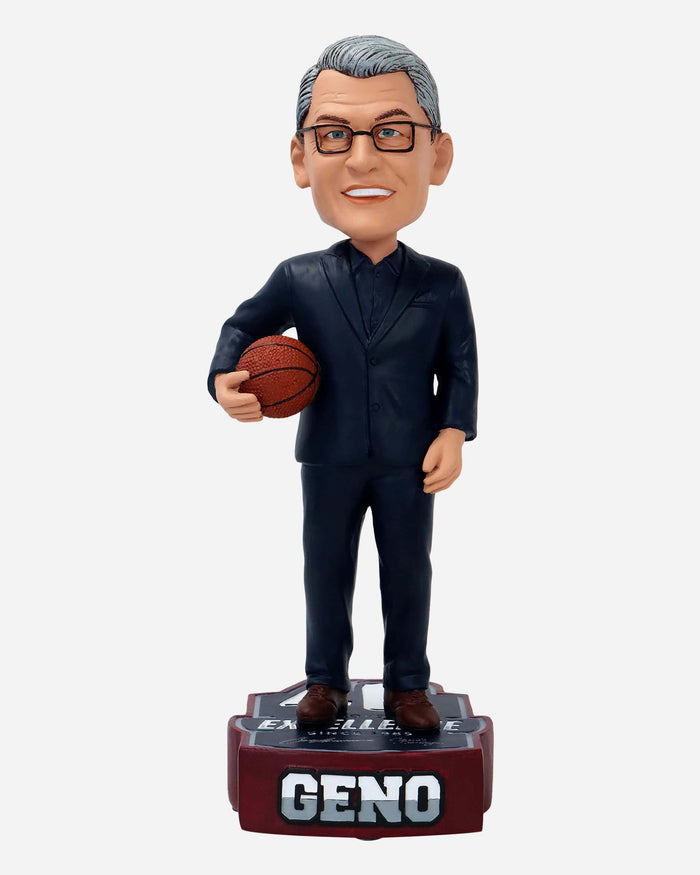 Geno Auriemma UConn Huskies 40 Seasons of Excellence Variant Bobblehead FOCO - FOCO.com