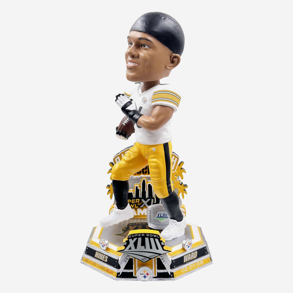 Hines Ward Pittsburgh Steelers Super Bowl XLIII Champions 15th Anniversary Bobblehead FOCO - FOCO.com