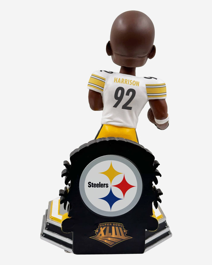 James Harrison Pittsburgh Steelers Super Bowl XLIII Champions 15th Anniversary Bobblehead FOCO - FOCO.com