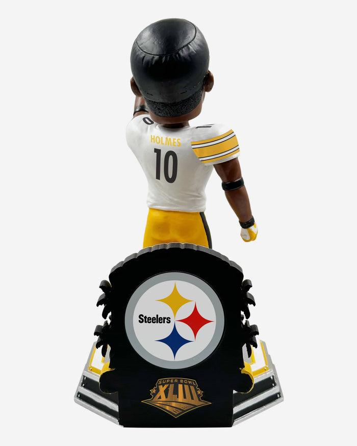 Santonio Holmes Pittsburgh Steelers Super Bowl XLIII Champions 15th Anniversary Bobblehead FOCO - FOCO.com