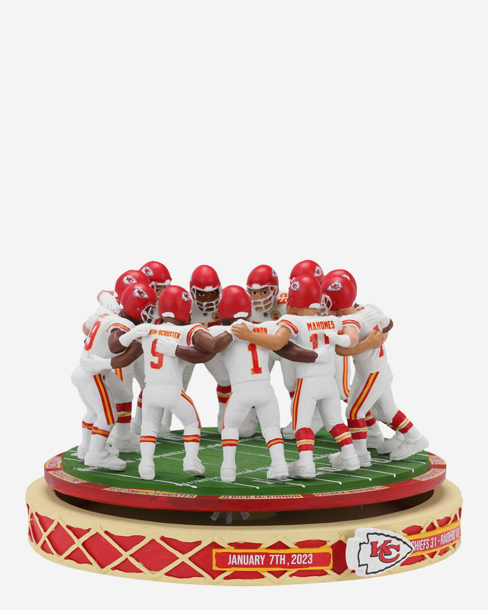 Kansas City Chiefs Ring Around The Rosie Spinner Mini Bobblehead Scene FOCO - FOCO.com