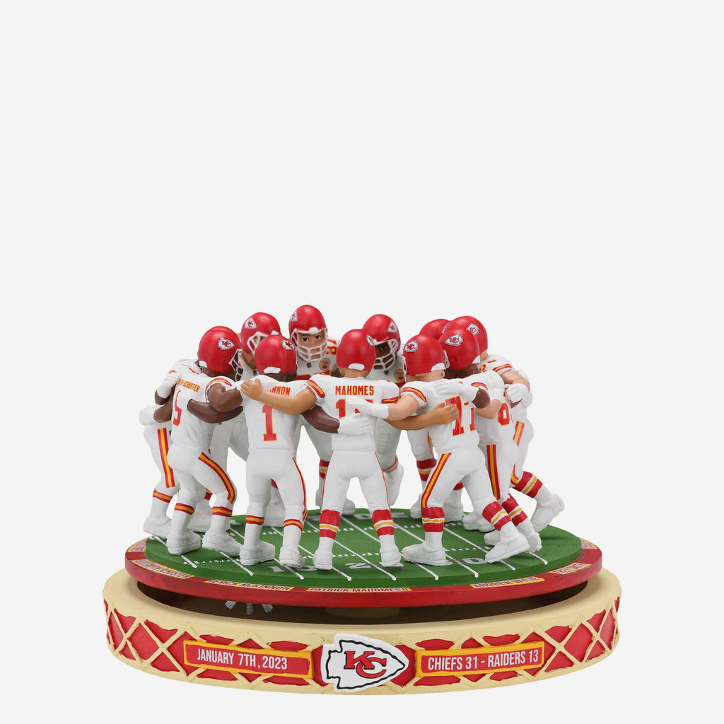 Kansas City Chiefs Ring Around The Rosie Spinner Mini Bobblehead Scene FOCO - FOCO.com