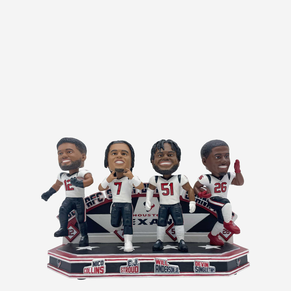 Houston Texans 2023 AFC South Division Champions Mini Bobblehead Scene FOCO - FOCO.com