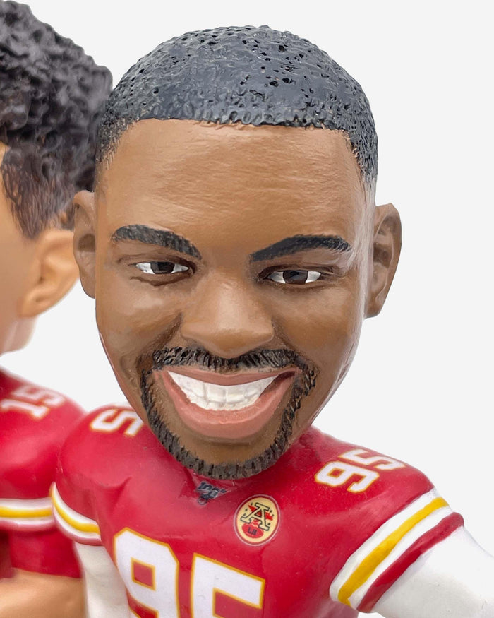 Kansas City Chiefs 2023 AFC West Division Champions Mini Bobblehead Scene FOCO - FOCO.com