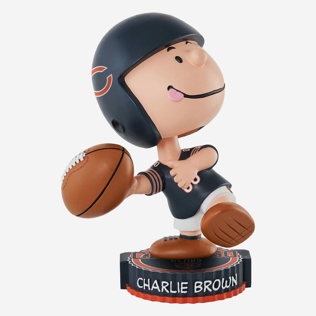 Chicago Bears Charlie Brown Peanuts Bighead Bobblehead FOCO - FOCO.com