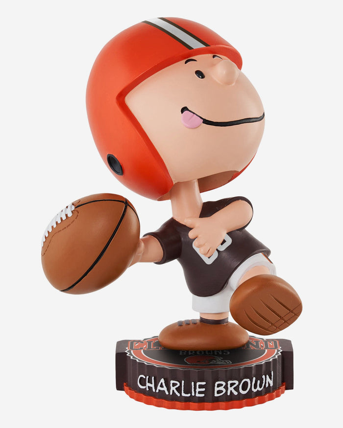 Cleveland Browns Charlie Brown Peanuts Bighead Bobblehead FOCO - FOCO.com