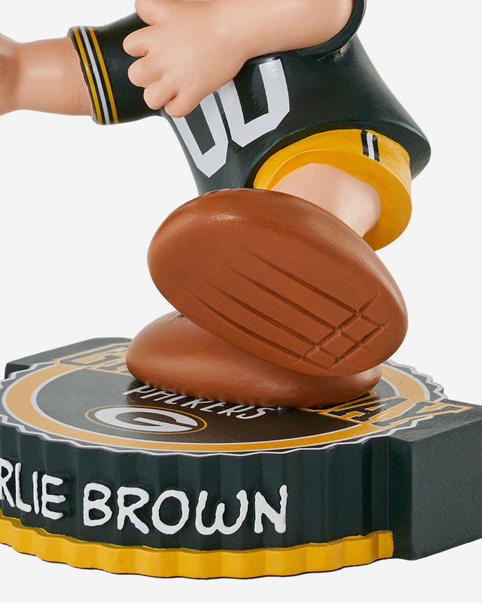 Green Bay Packers Charlie Brown Peanuts Bighead Bobblehead FOCO - FOCO.com