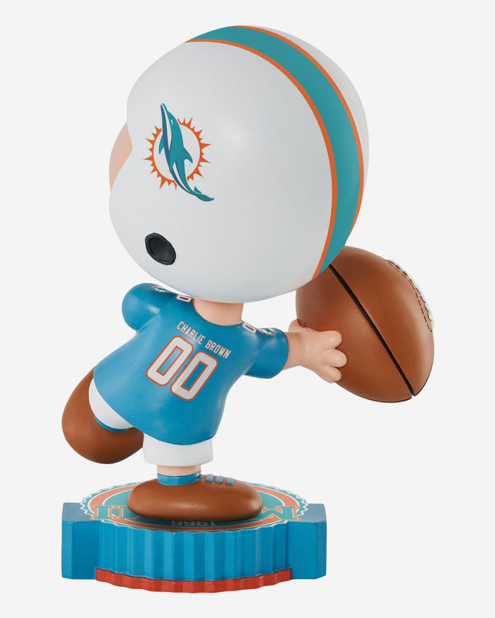 Miami Dolphins Charlie Brown Peanuts Bighead Bobblehead FOCO - FOCO.com