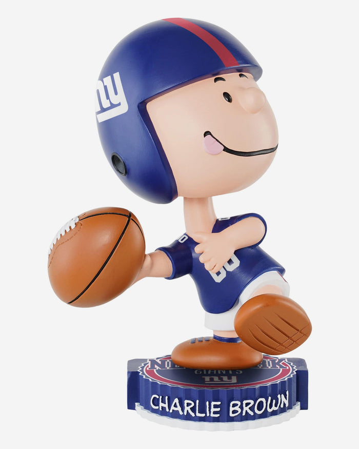 New York Giants Charlie Brown Peanuts Bighead Bobblehead FOCO - FOCO.com