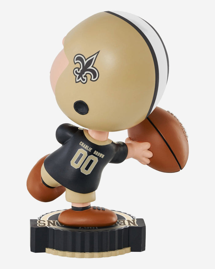 New Orleans Saints Charlie Brown Peanuts Bighead Bobblehead FOCO - FOCO.com