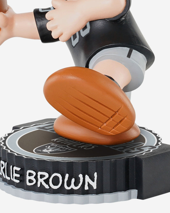 Las Vegas Raiders Charlie Brown Peanuts Bighead Bobblehead FOCO - FOCO.com