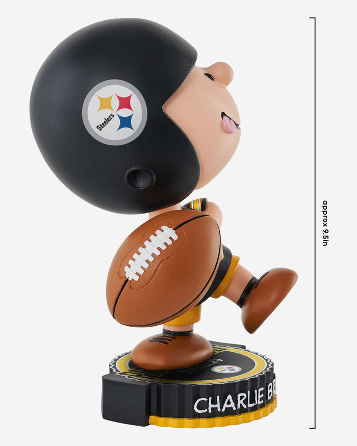 Pittsburgh Steelers Charlie Brown Peanuts Bighead Bobblehead FOCO - FOCO.com