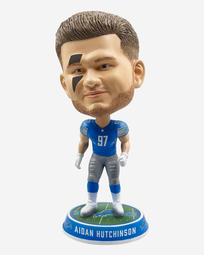 Aidan Hutchinson Detroit Lions Field Stripe Bighead Bobblehead FOCO - FOCO.com