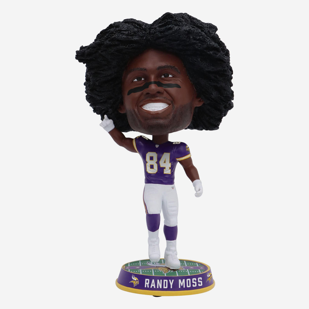 Randy Moss Minnesota Vikings Field Stripe Bighead Bobblehead FOCO - FOCO.com