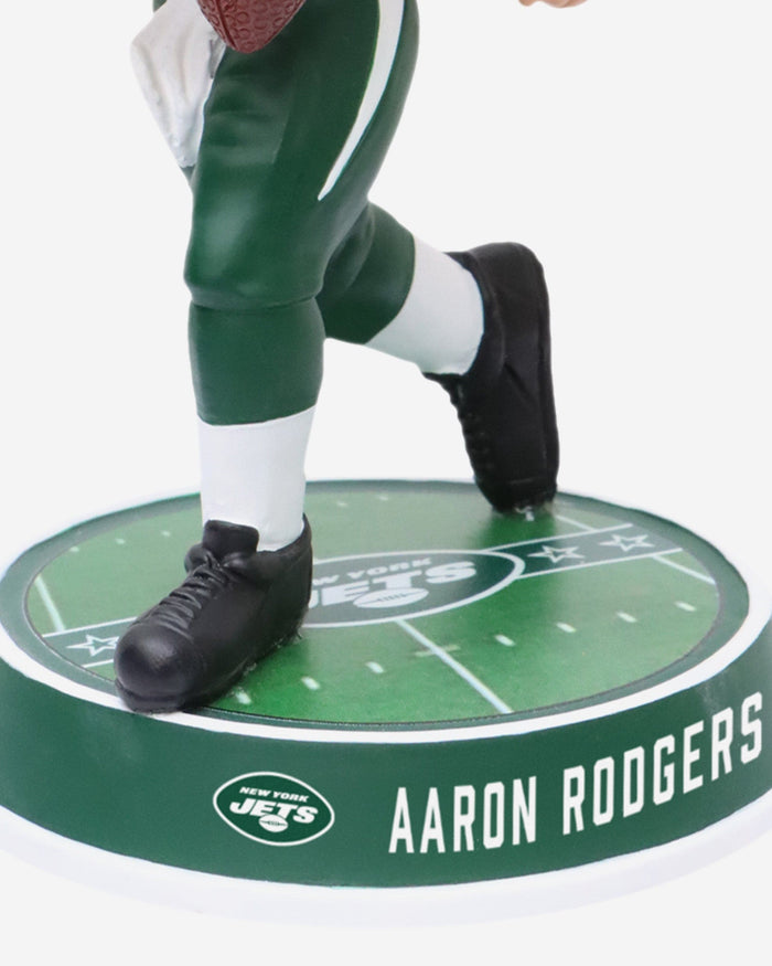 Aaron Rodgers New York Jets Field Stripe Bighead Bobblehead FOCO - FOCO.com