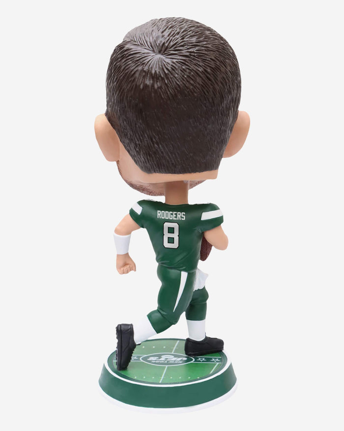 Aaron Rodgers New York Jets Field Stripe Bighead Bobblehead FOCO - FOCO.com