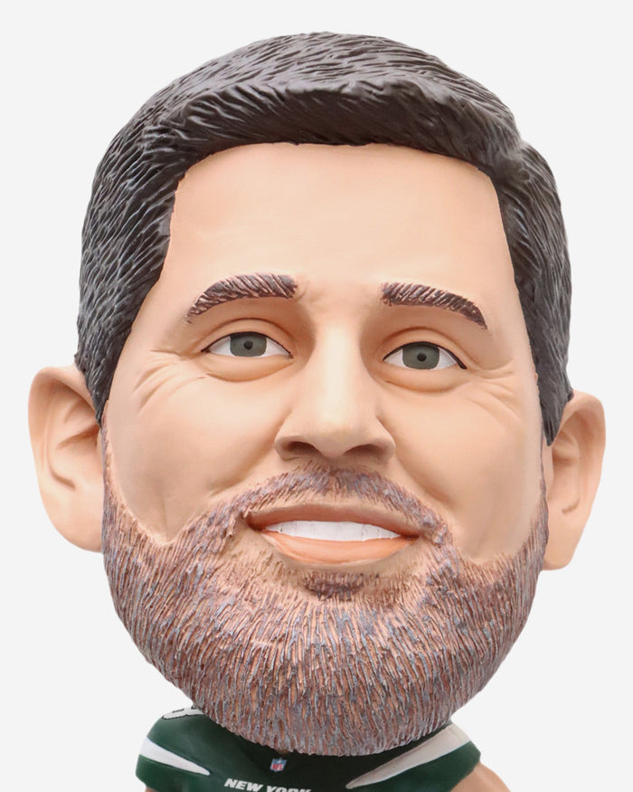 Aaron Rodgers New York Jets Field Stripe Bighead Bobblehead FOCO - FOCO.com