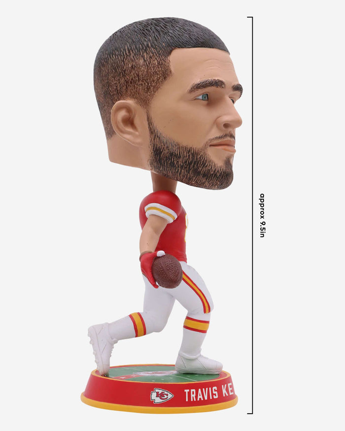 Travis Kelce Kansas City Chiefs Field Stripe Bighead Bobblehead FOCO - FOCO.com