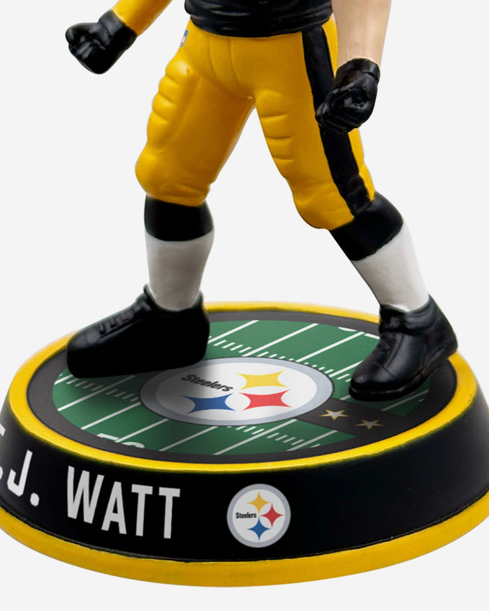 TJ Watt Pittsburgh Steelers Field Stripe Bighead Bobblehead FOCO - FOCO.com