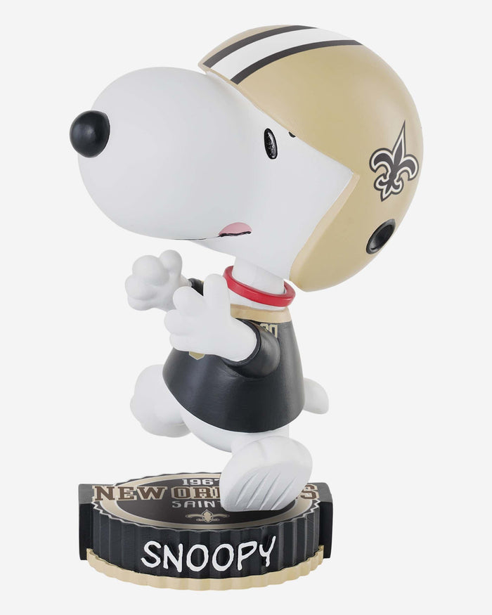 New Orleans Saints Snoopy Peanuts Bighead Bobblehead FOCO - FOCO.com
