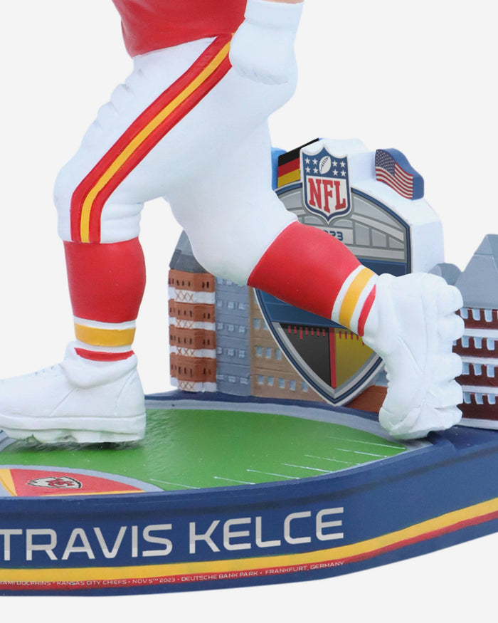 Travis Kelce Kansas City Chiefs 2023 International Game Bobblehead FOCO - FOCO.com