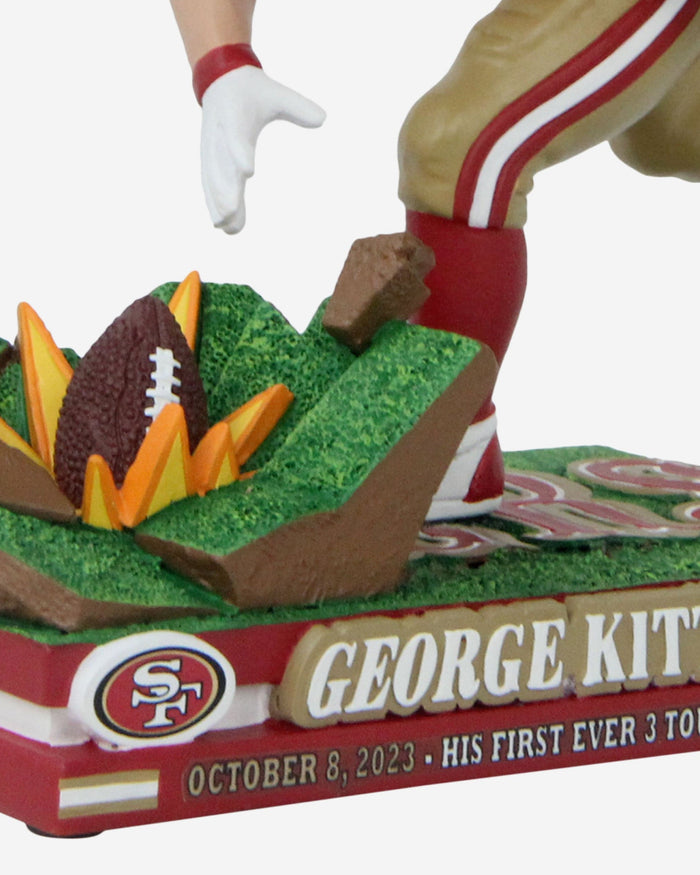 George Kittle San Francisco 49ers Gamebreaker Bobblehead FOCO - FOCO.com