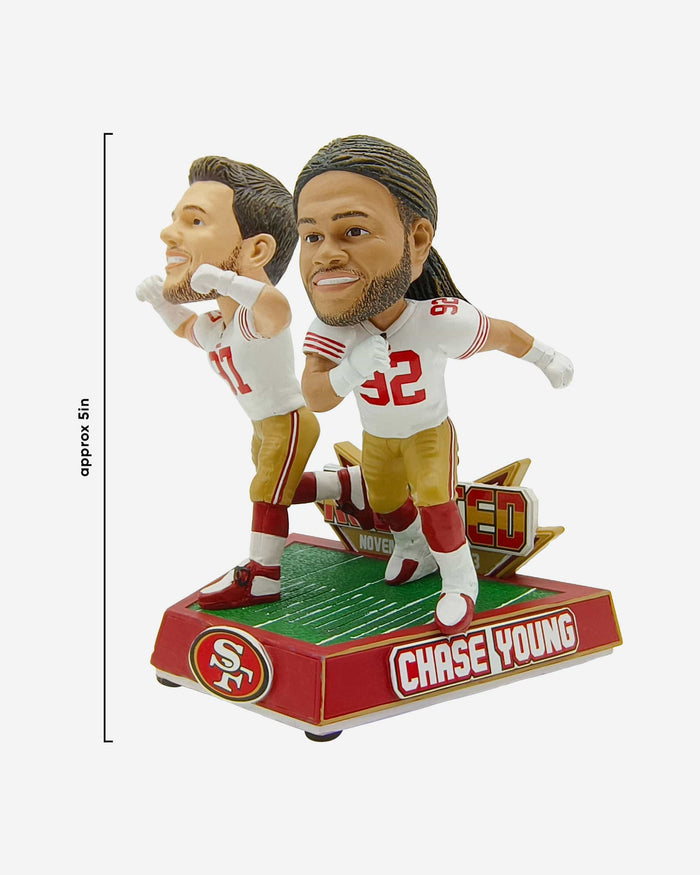 Nick Bosa & Chase Young San Francisco 49ers Dual Gamebreaker Bobblehead FOCO - FOCO.com
