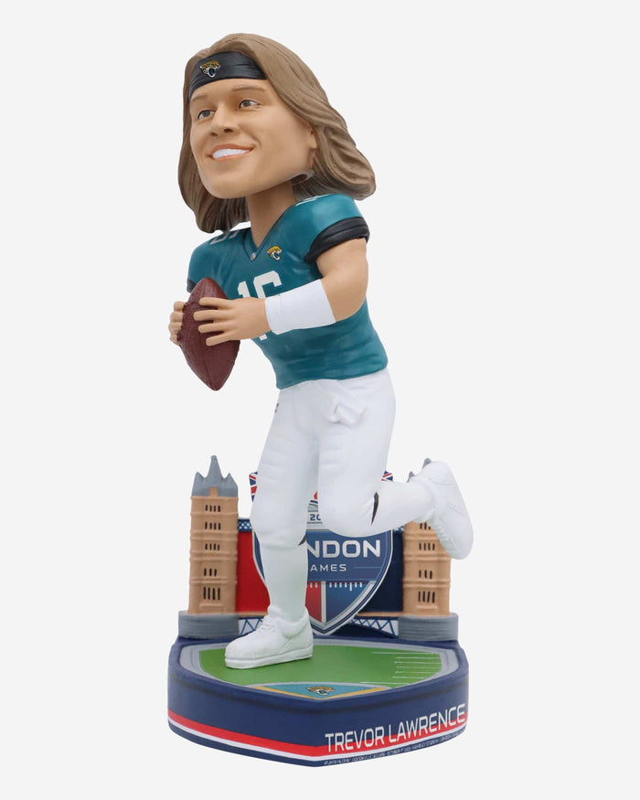 Trevor Lawrence Jacksonville Jaguars 2023 International Game Bobblehead FOCO - FOCO.com