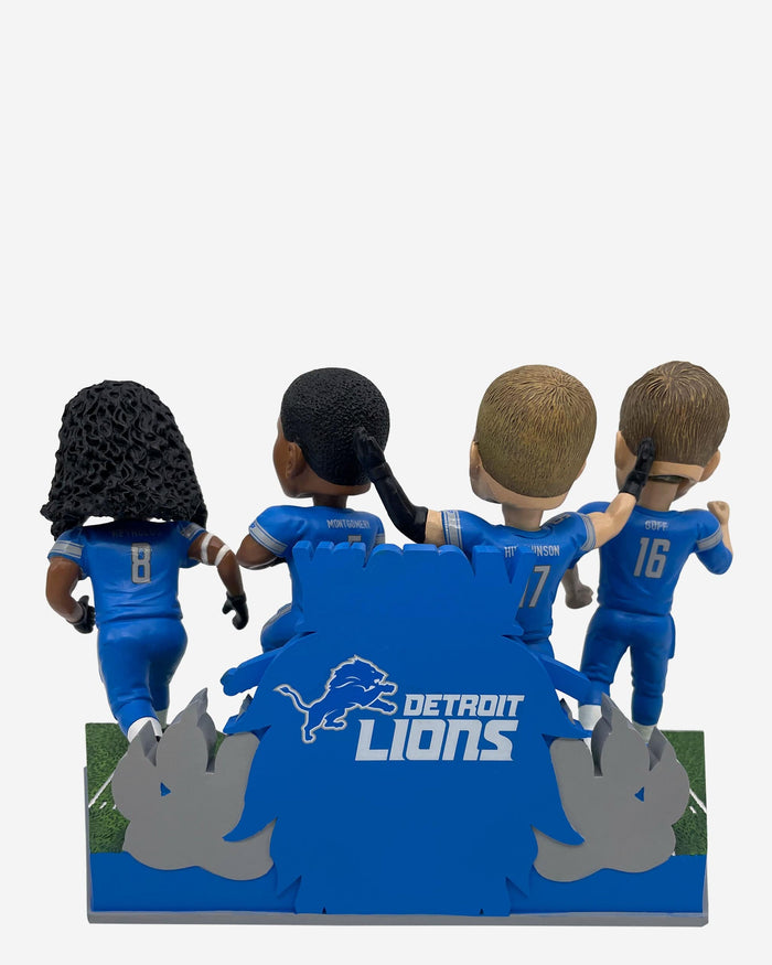 Detroit Lions Playoff Victory Mini Bobblehead Scene FOCO - FOCO.com