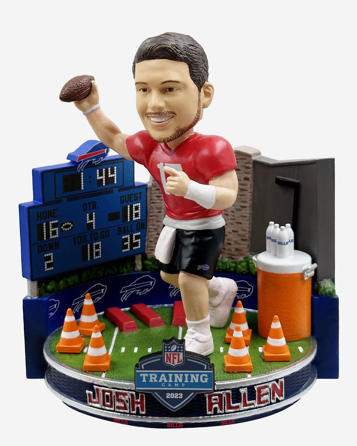 Josh Allen Buffalo Bills 2023 Training Camp Mini Bobblehead Scene FOCO - FOCO.com
