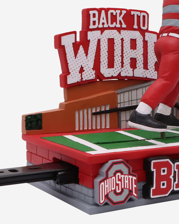 Brutus Buckeye Ohio State Buckeyes 2023 Training Camp Mascot Bobblehead FOCO - FOCO.com