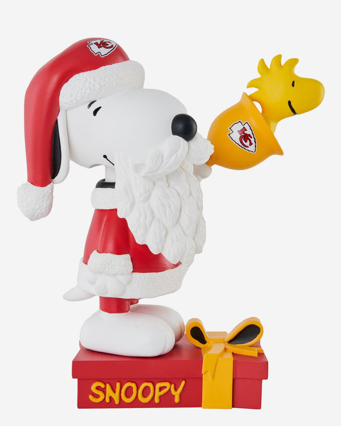 Kansas City Chiefs Snoopy & Woodstock Peanuts Christmas Special Bobblehead FOCO - FOCO.com