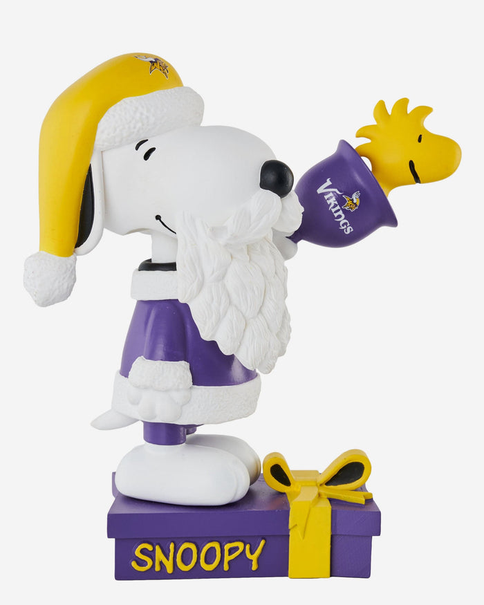 Minnesota Vikings Snoopy & Woodstock Peanuts Christmas Special Bobblehead FOCO - FOCO.com