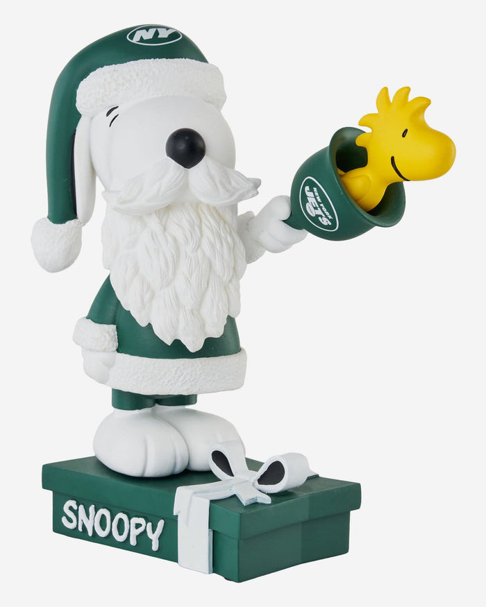 New York Jets Snoopy & Woodstock Peanuts Christmas Special Bobblehead FOCO - FOCO.com